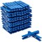100 Pack Wooden Clothespins for Hanging Laundry, Crafts, Photos (Navy Blue, 4 In)